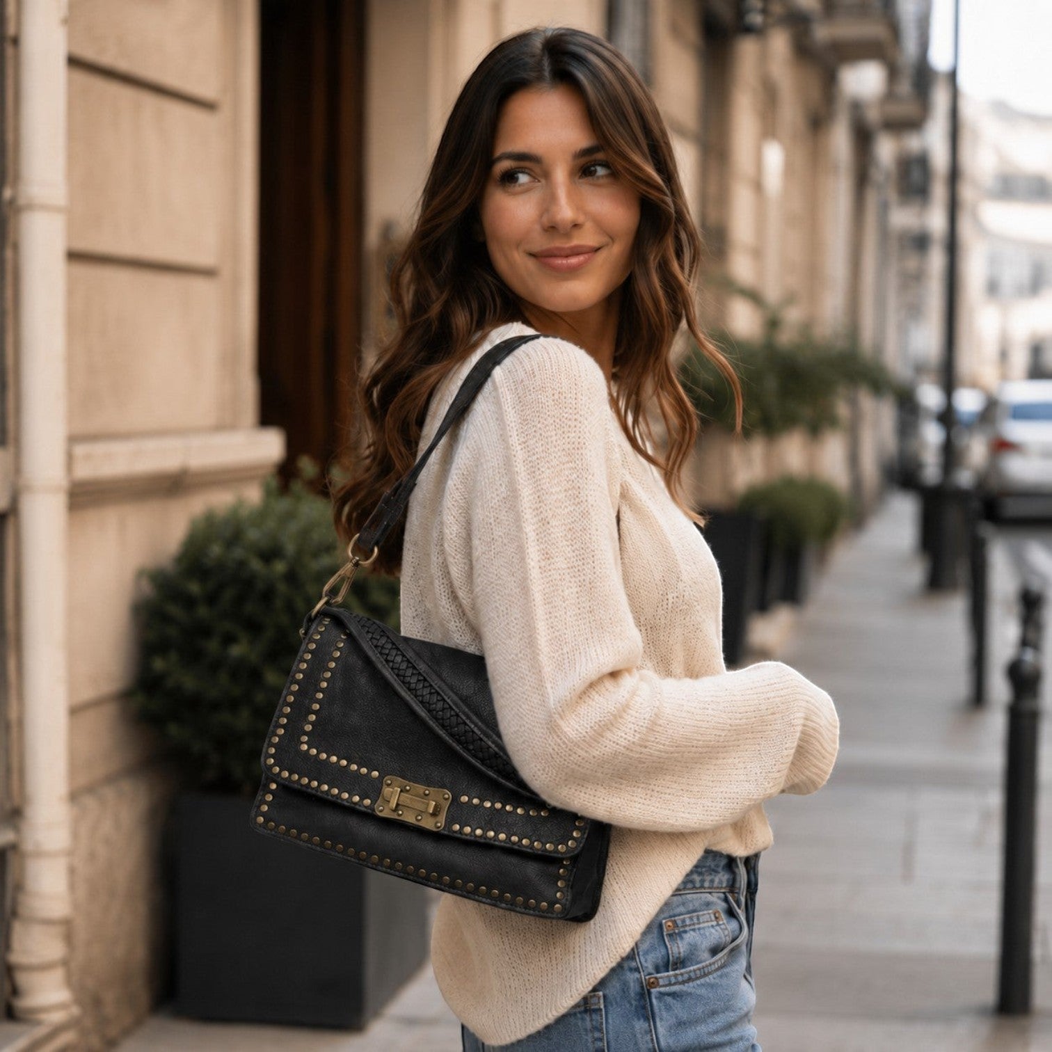 Borsetta in pelle Special nera - Pito’s|Bag
