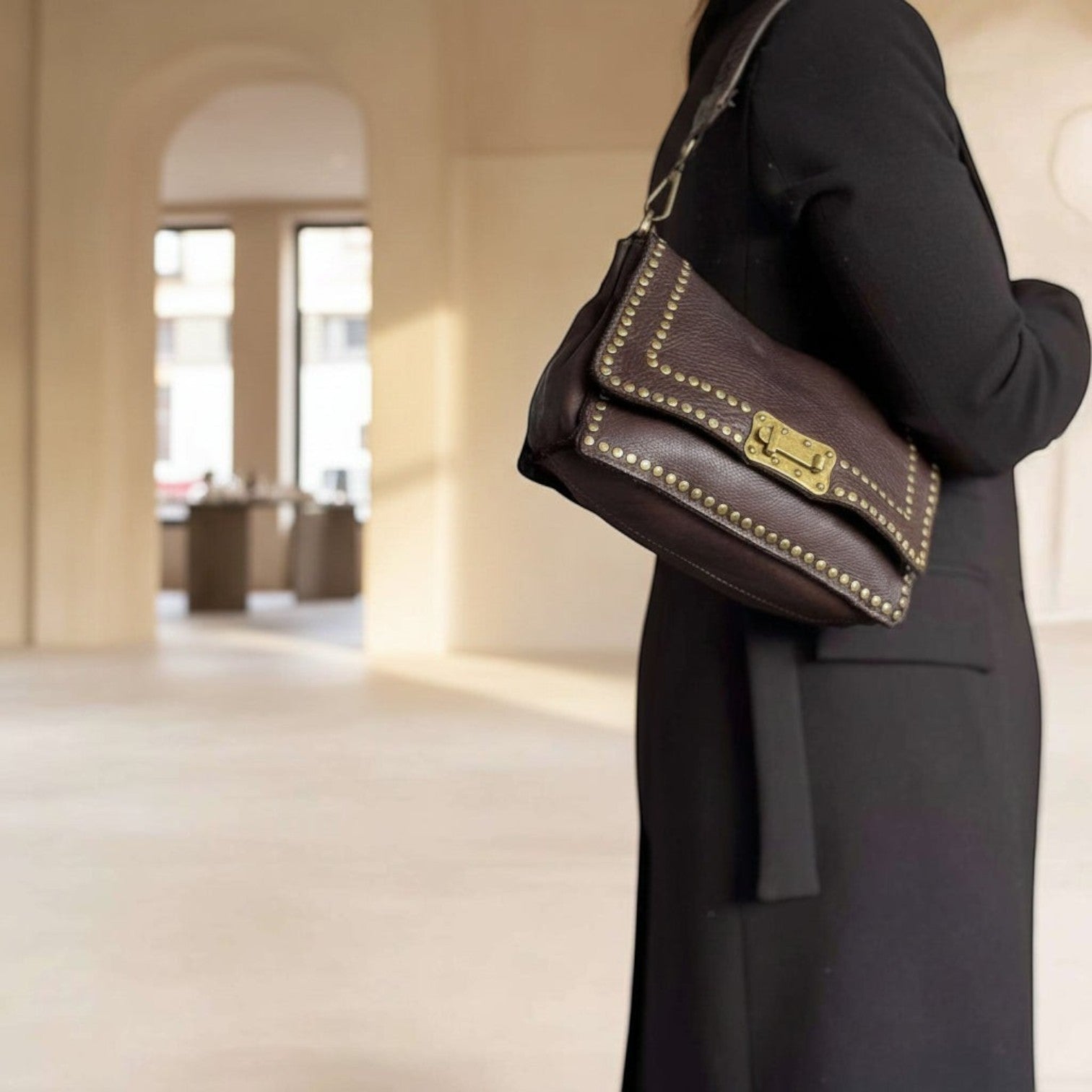 Borsetta in pelle Special testa di moro - Pito’s|Bag