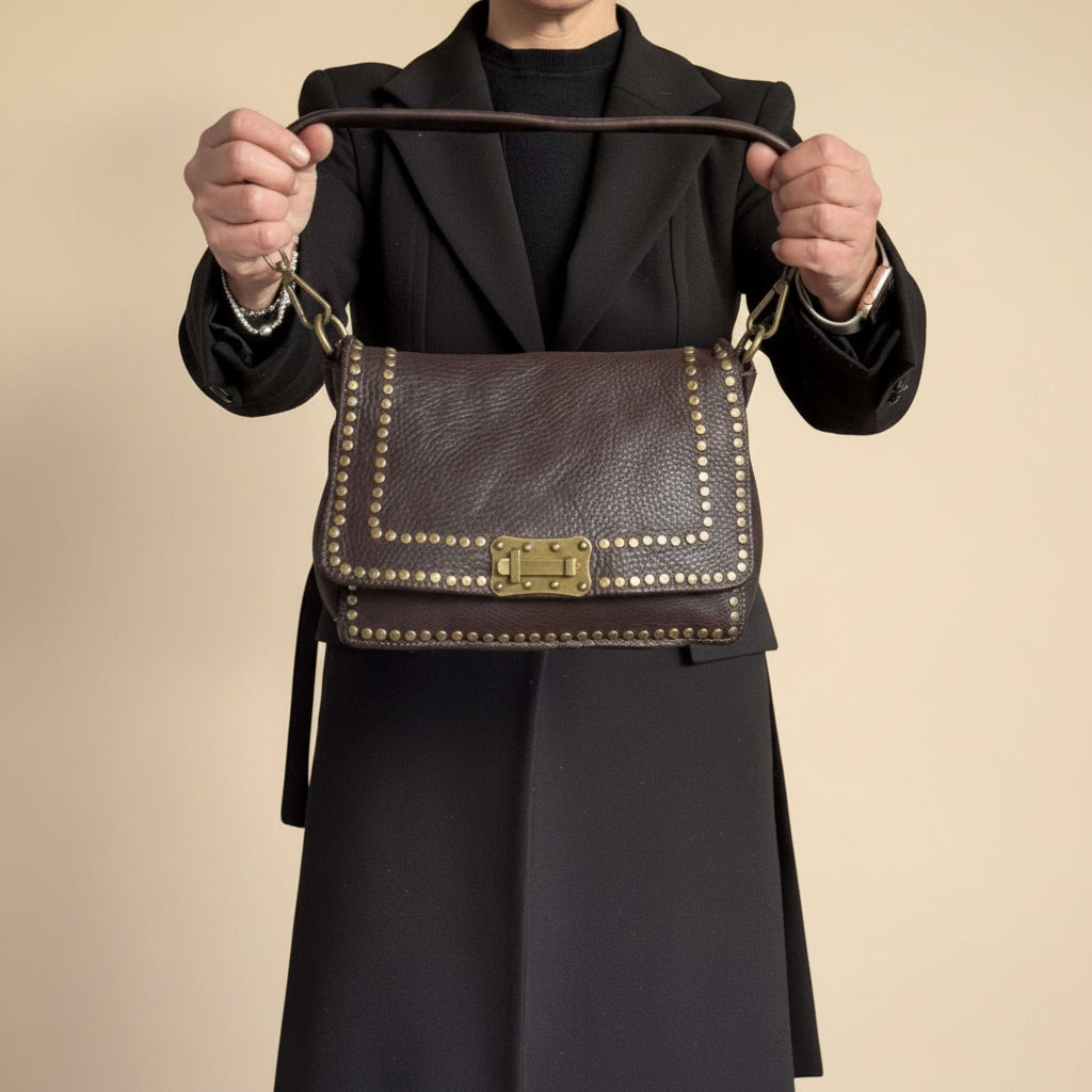 Borsetta in pelle Special testa di moro - Pito’s|Bag