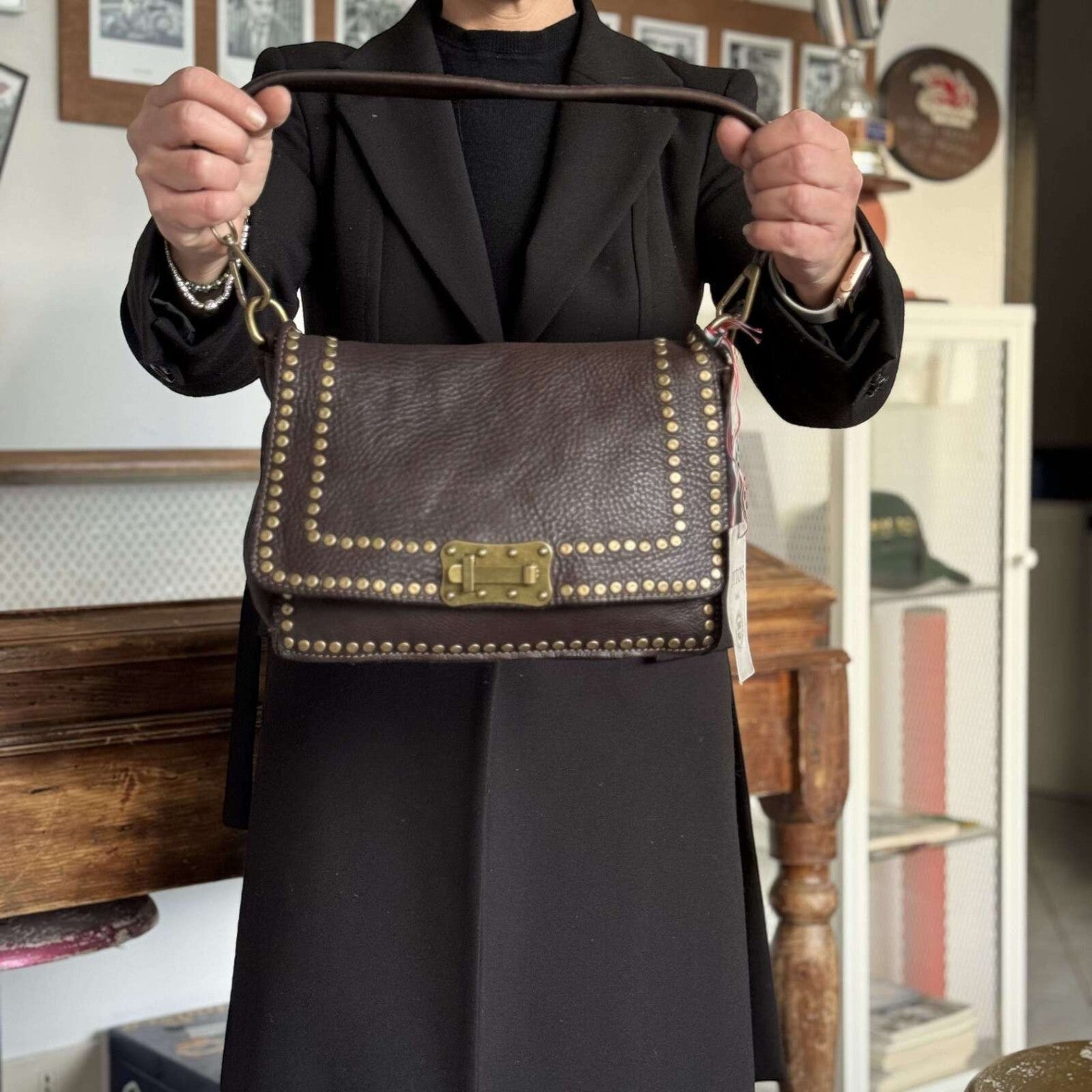 Borsetta in pelle Special testa di moro - Pito’s|Bag