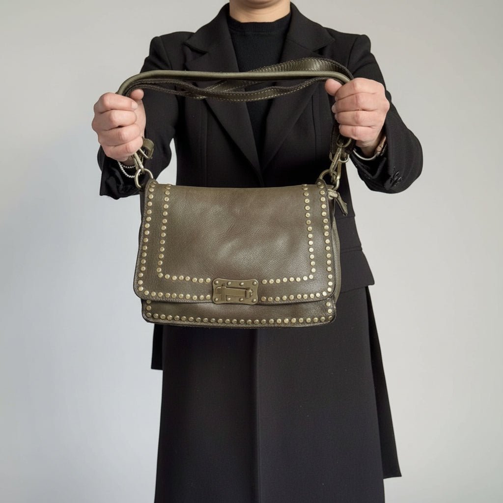 Borsetta in pelle Special verde - Pito’s|Bag