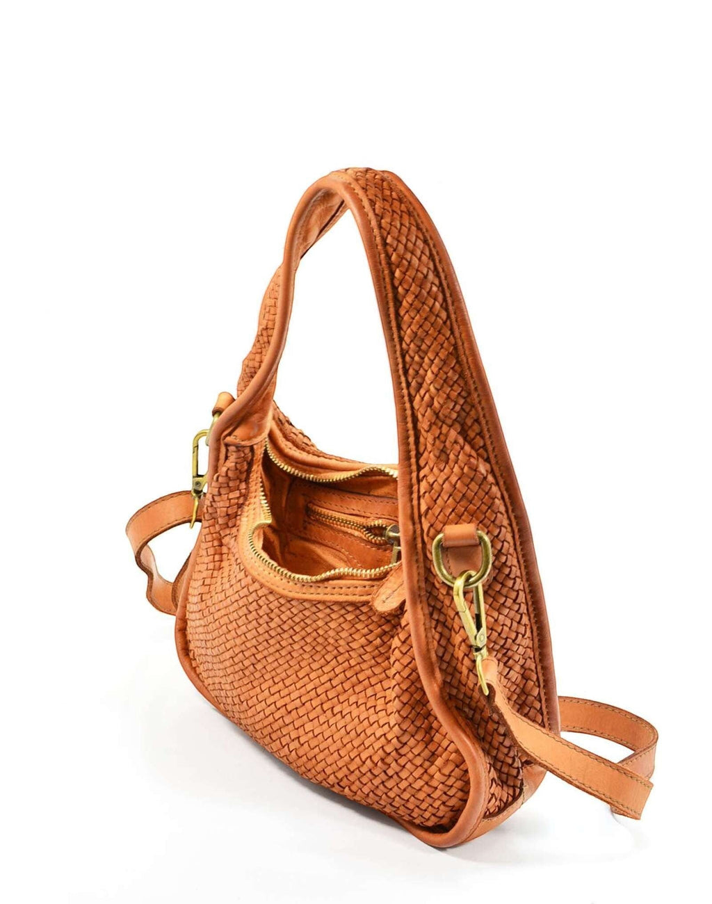 Borsetta in pelle total intreccio - Pito’s|Bag
