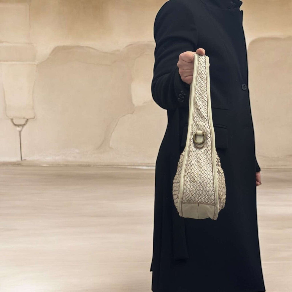 Borsetta in pelle total intreccio - Pito’s|Bag