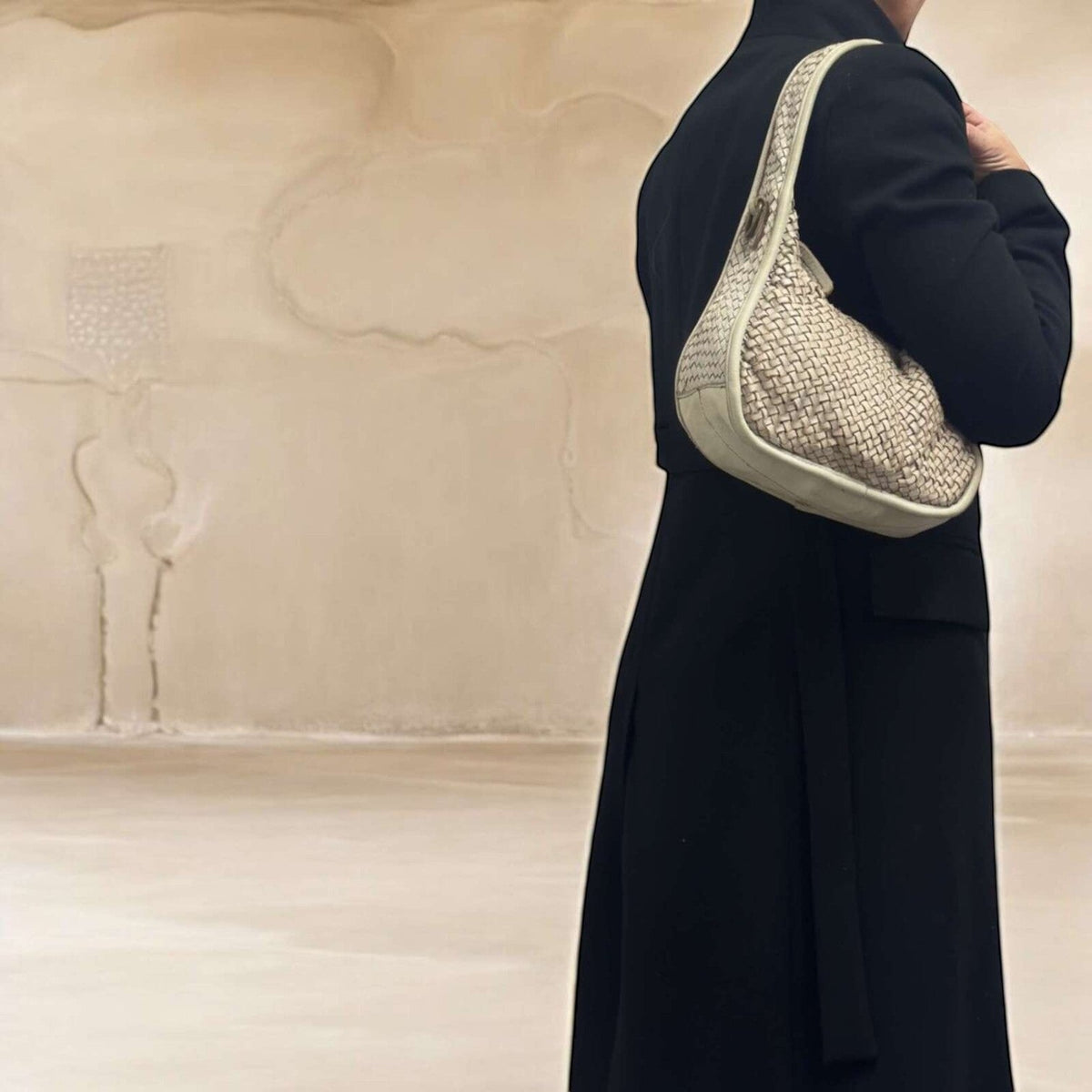 Borsetta in pelle total intreccio - Pito’s|Bag