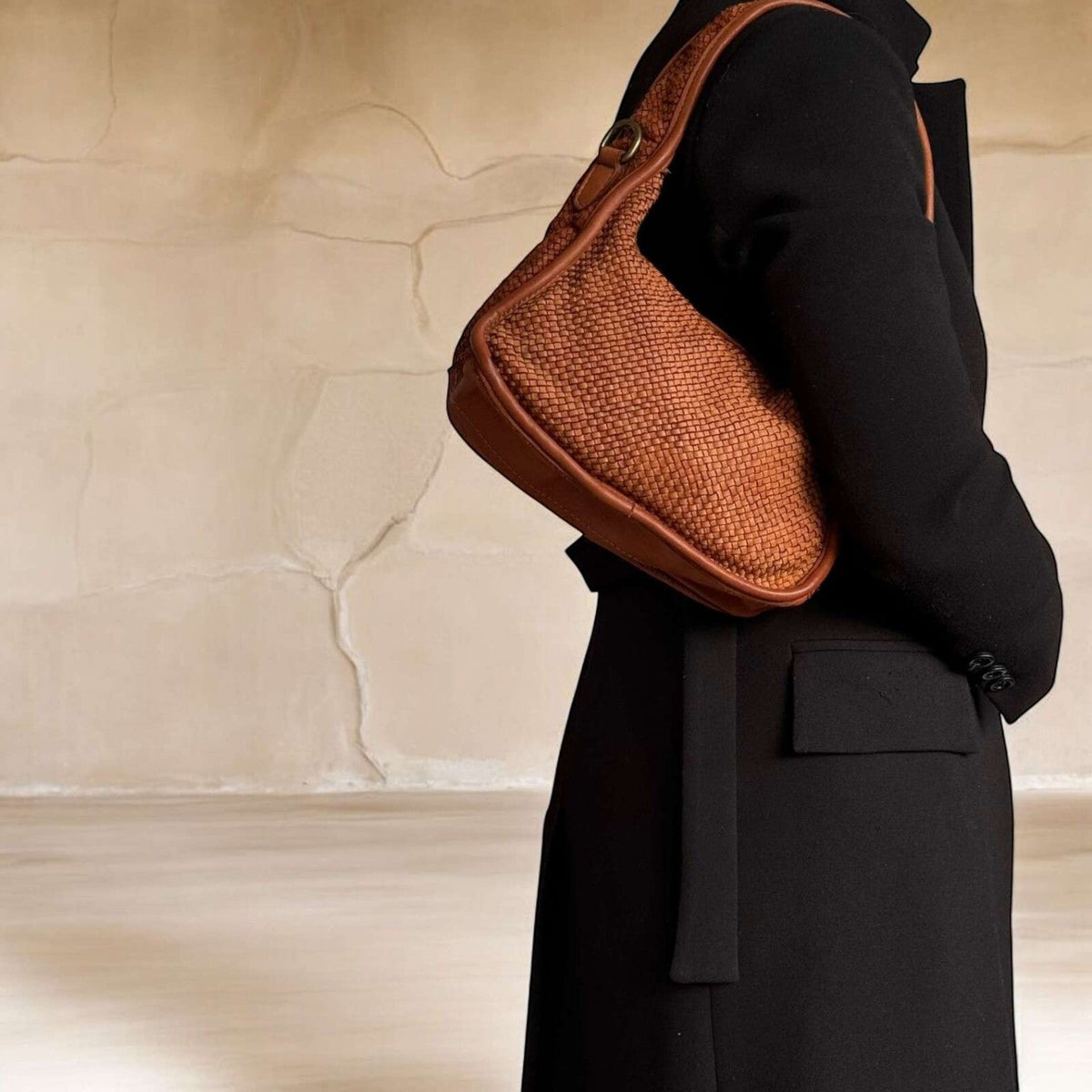 Borsetta in pelle total intreccio - Pito’s|Bag