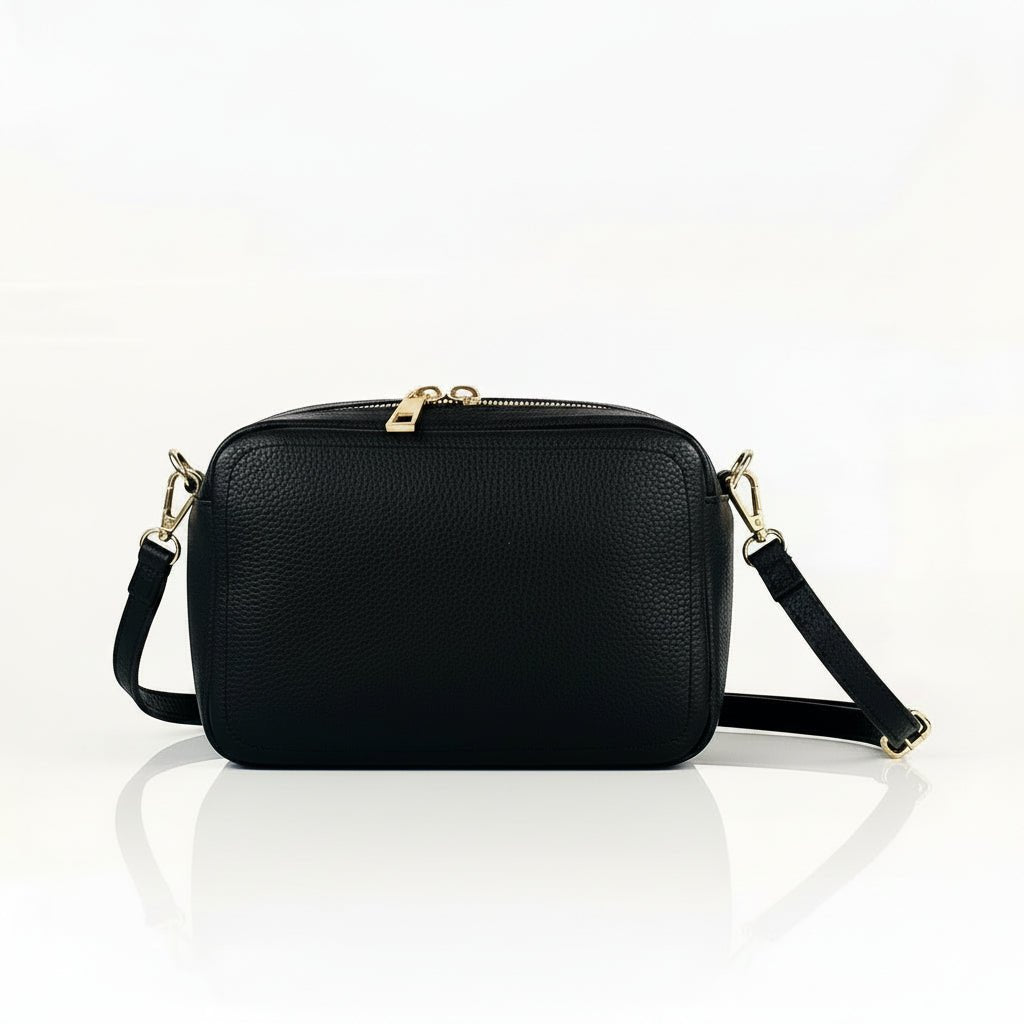 Borsetta in vera pelle due zip media - Pito’s|Bag