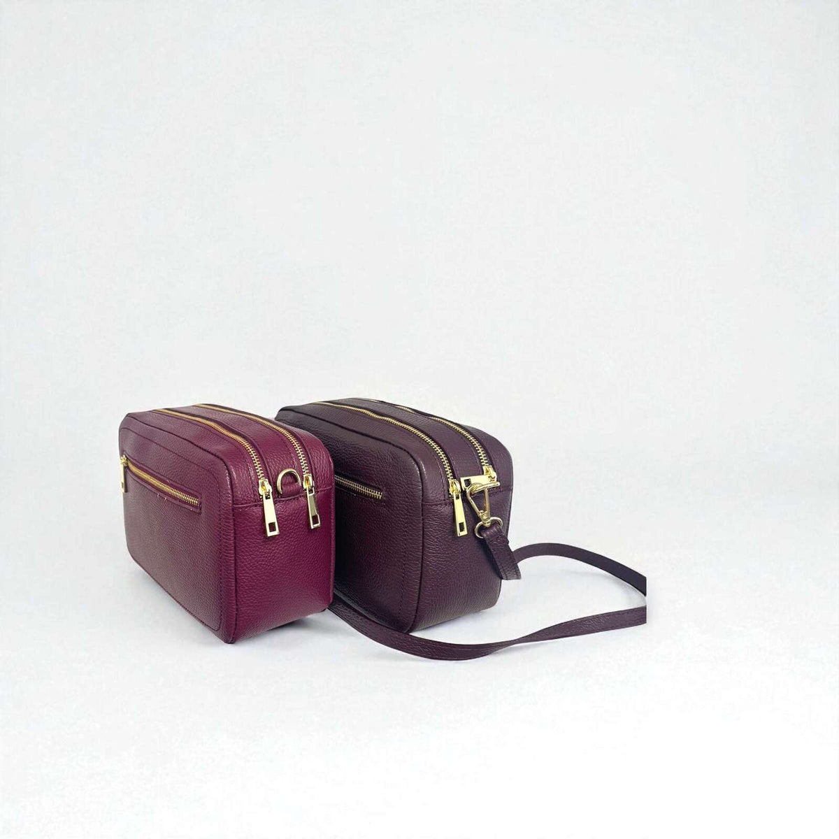Borsetta in vera pelle due zip media - Pito’s|Bag