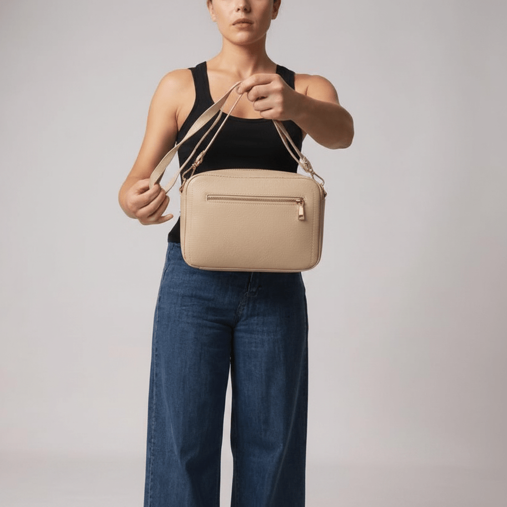 Borsetta in vera pelle due zip media - Pito’s|Bag