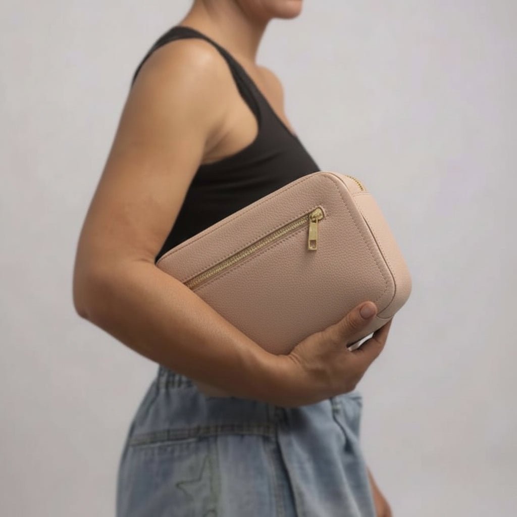 Borsetta in vera pelle due zip media - Pito’s|Bag