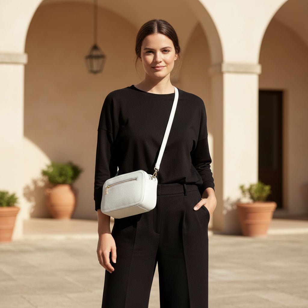 Borsetta in vera pelle due zip media - Pito’s|Bag