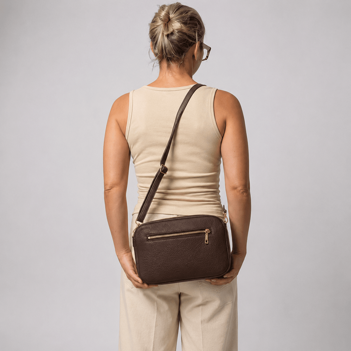 Borsetta in vera pelle due zip media - Pito’s|Bag