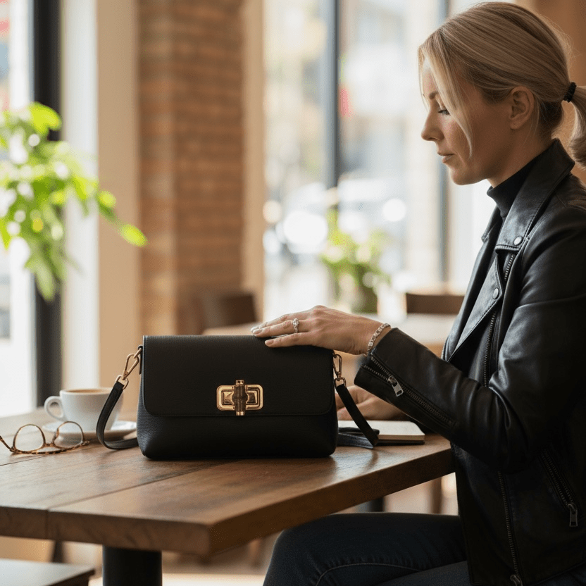 Borsetta tracolla in Bamboo media - Pito’s|Bag