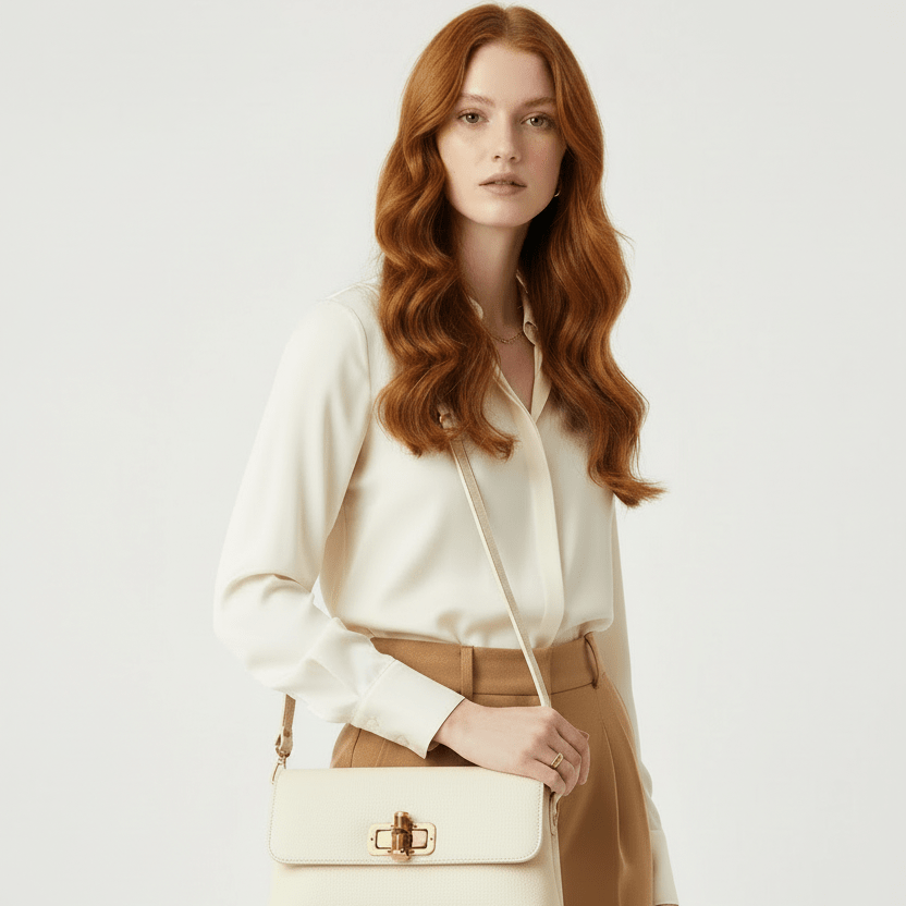 Borsetta tracolla in Bamboo media - Pito’s|Bag
