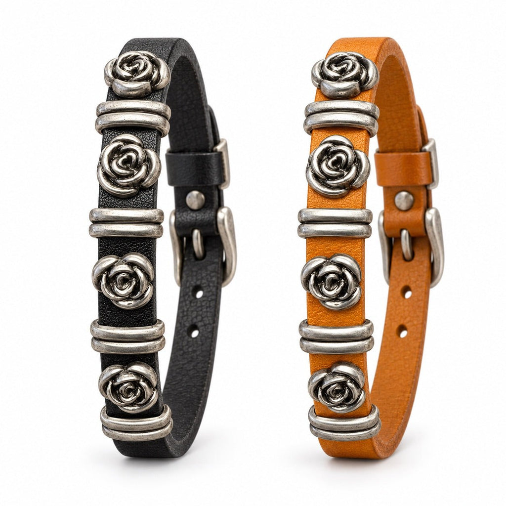 Bracciale in pelle Rosa - Pito’s|Bag