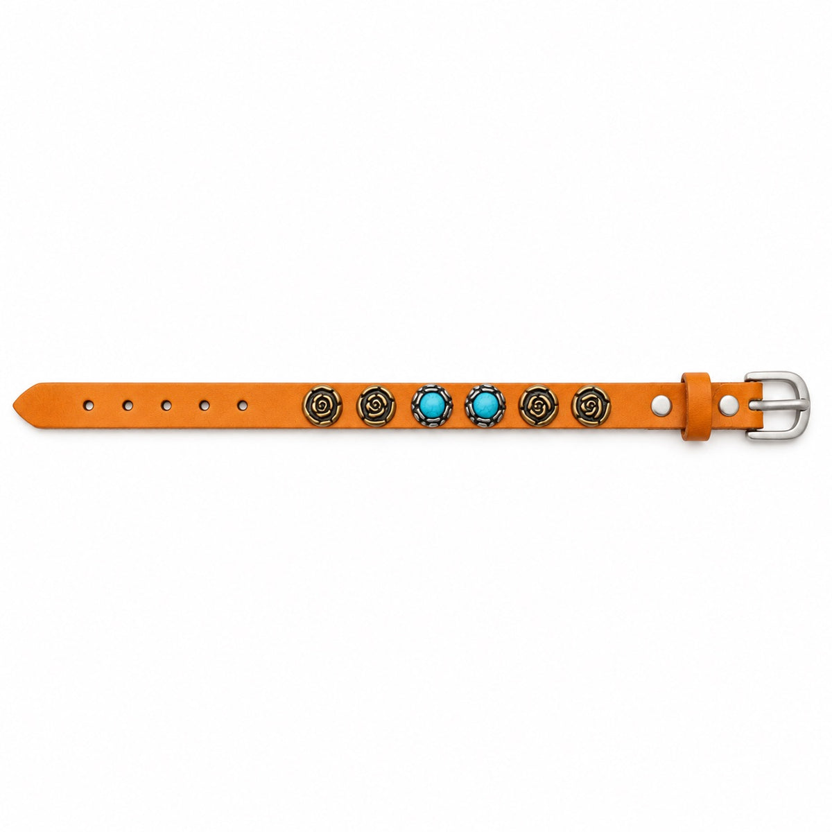 Bracciale in pelle Pietra