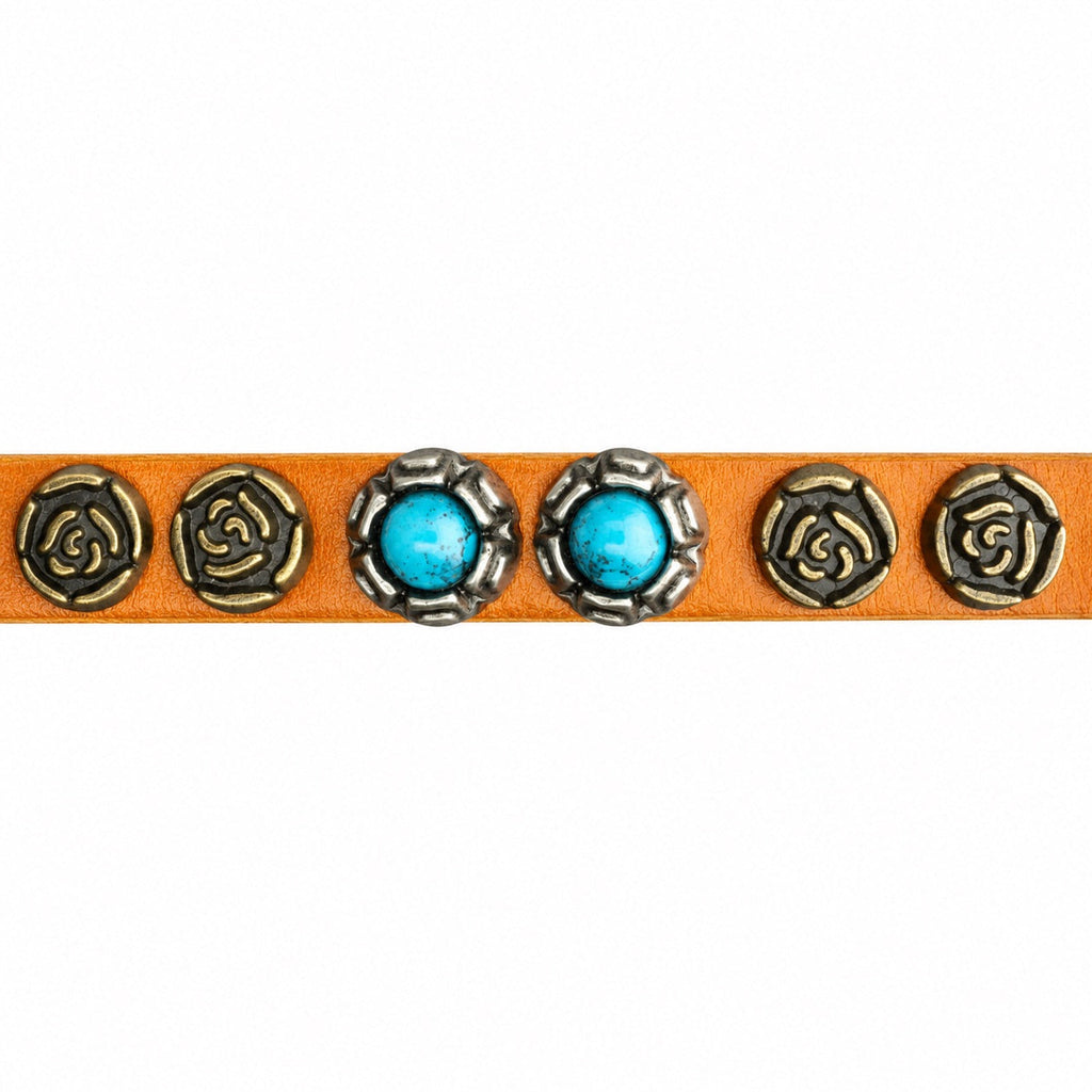 Bracciale in pelle Pietra