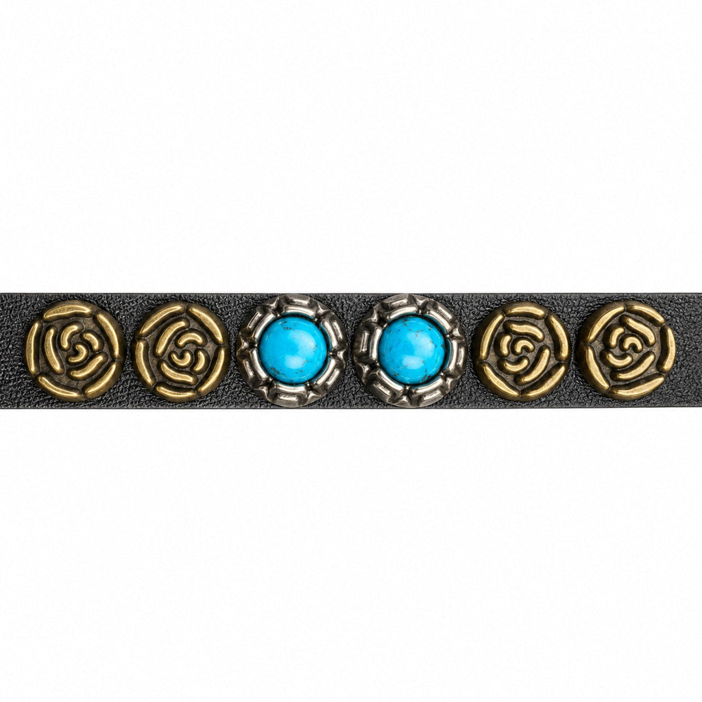 Bracciale in pelle Pietra