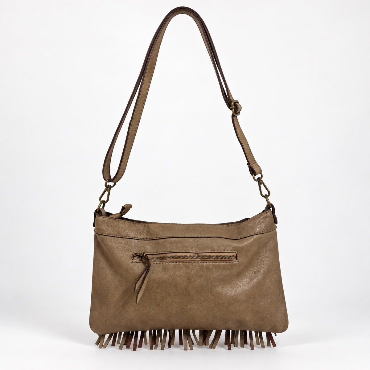 Borsa pochette a tracolla Frangia