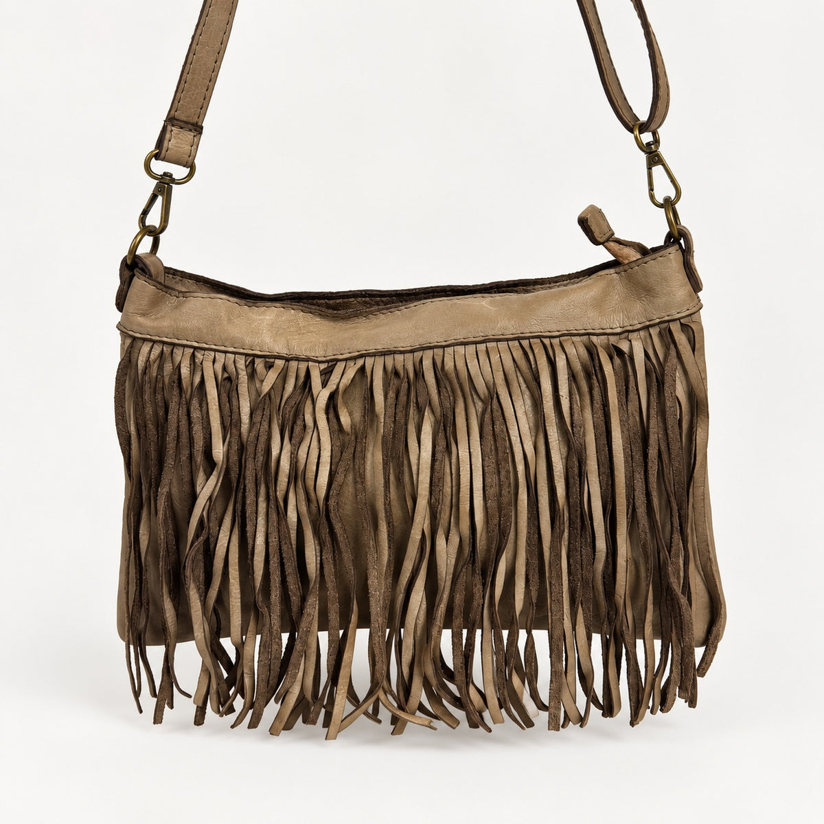 Borsa pochette a tracolla Frangia