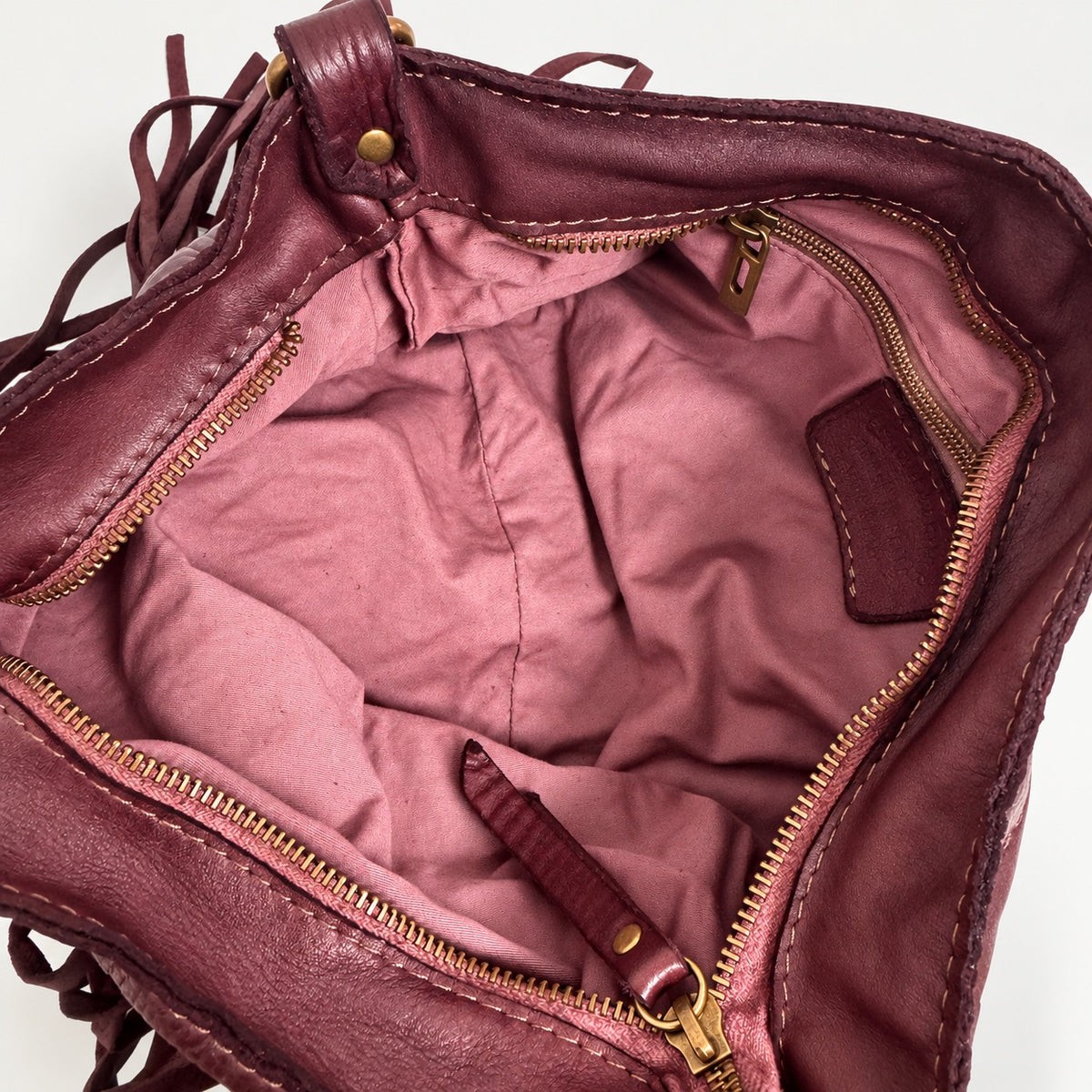 Borsa pochette a tracolla Frangia