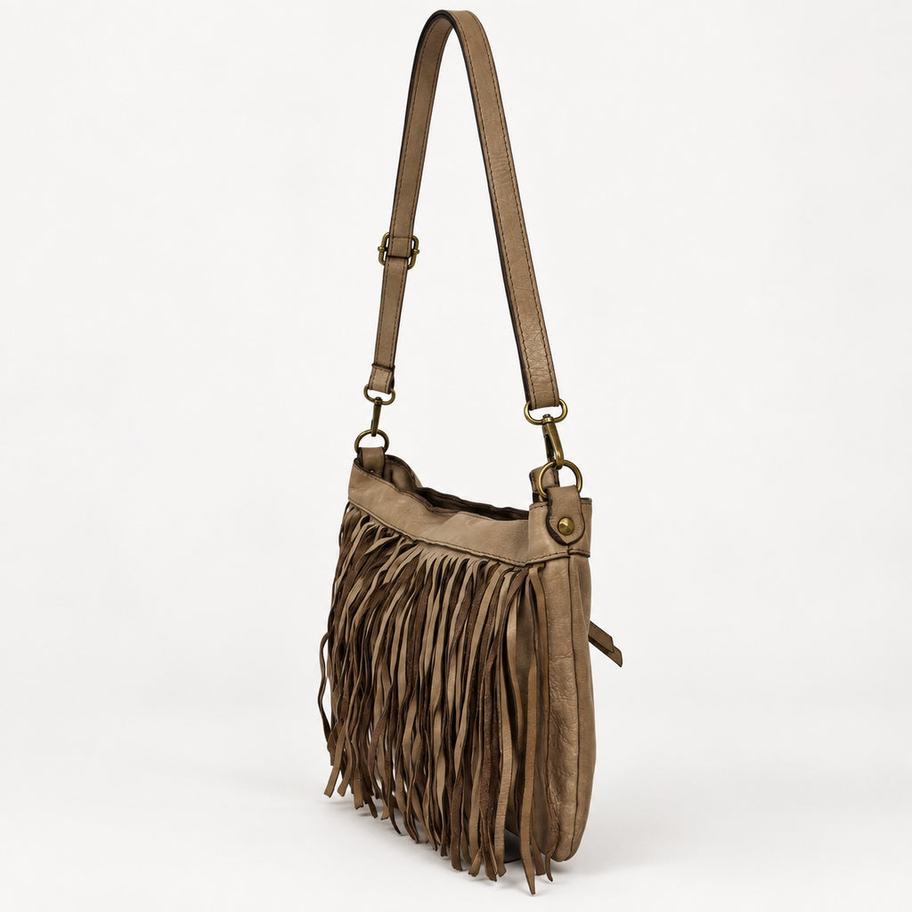 Borsa pochette a tracolla Frangia