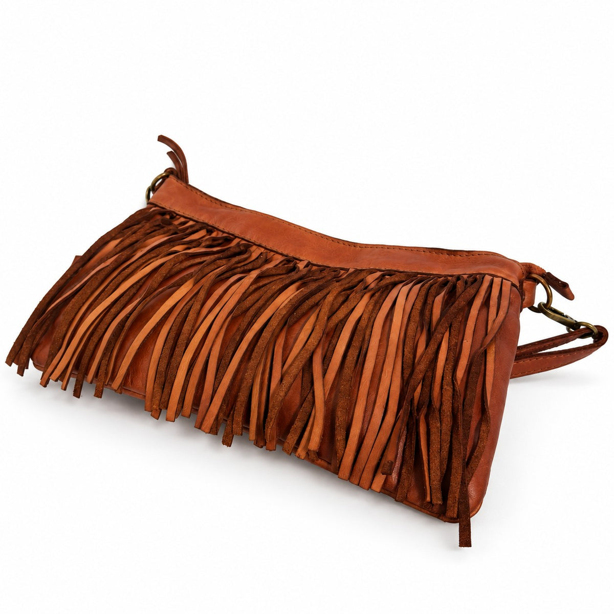 Borsa pochette a tracolla Frangia