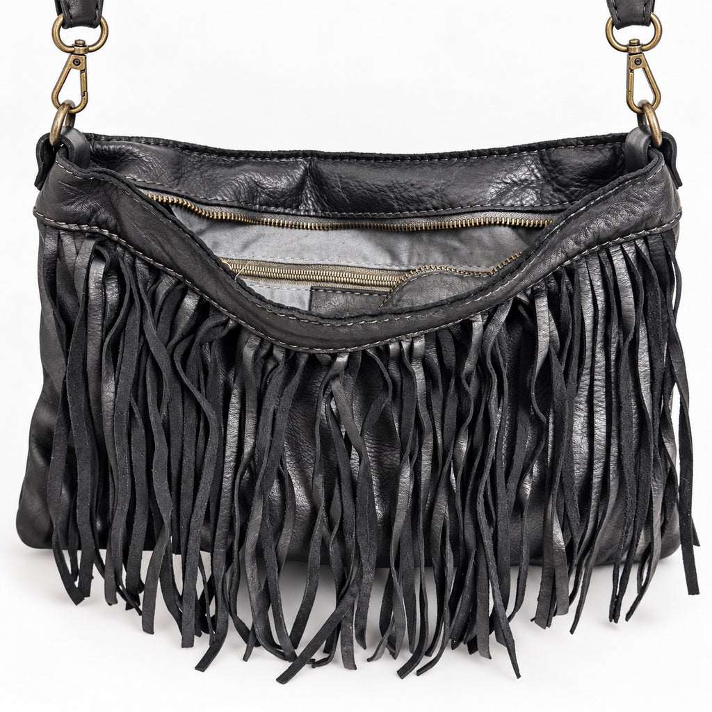 Borsa pochette a tracolla Frangia