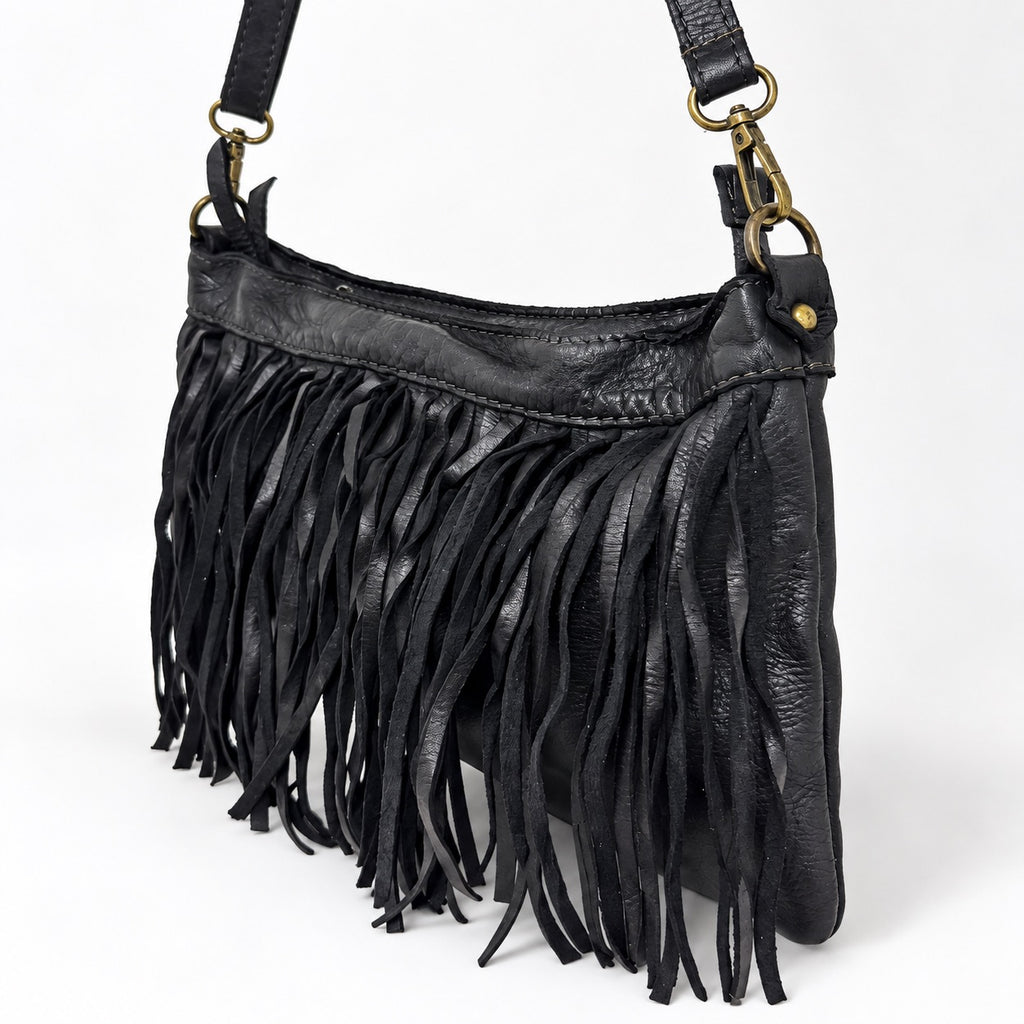Borsa pochette a tracolla Frangia