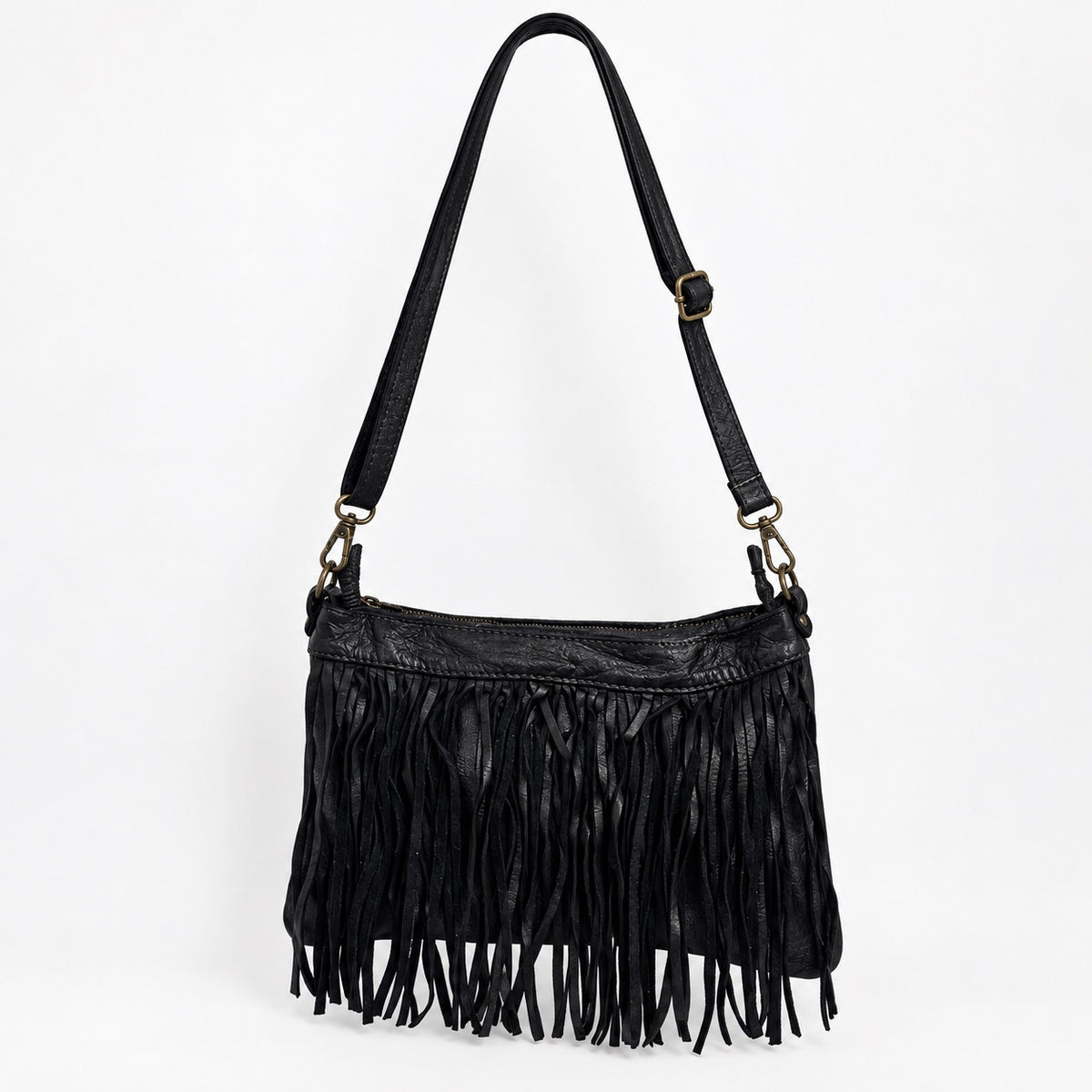 Borsa pochette a tracolla Frangia