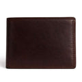 Portafoglio uomo Pito’s|Bag Mimi Slip in pelle nappa color testa di moro, design compatto con cuciture a vista.