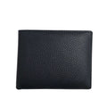Portafoglio uomo Pito’s|Bag classico in vera pelle nera a grana naturale con protezione RFID