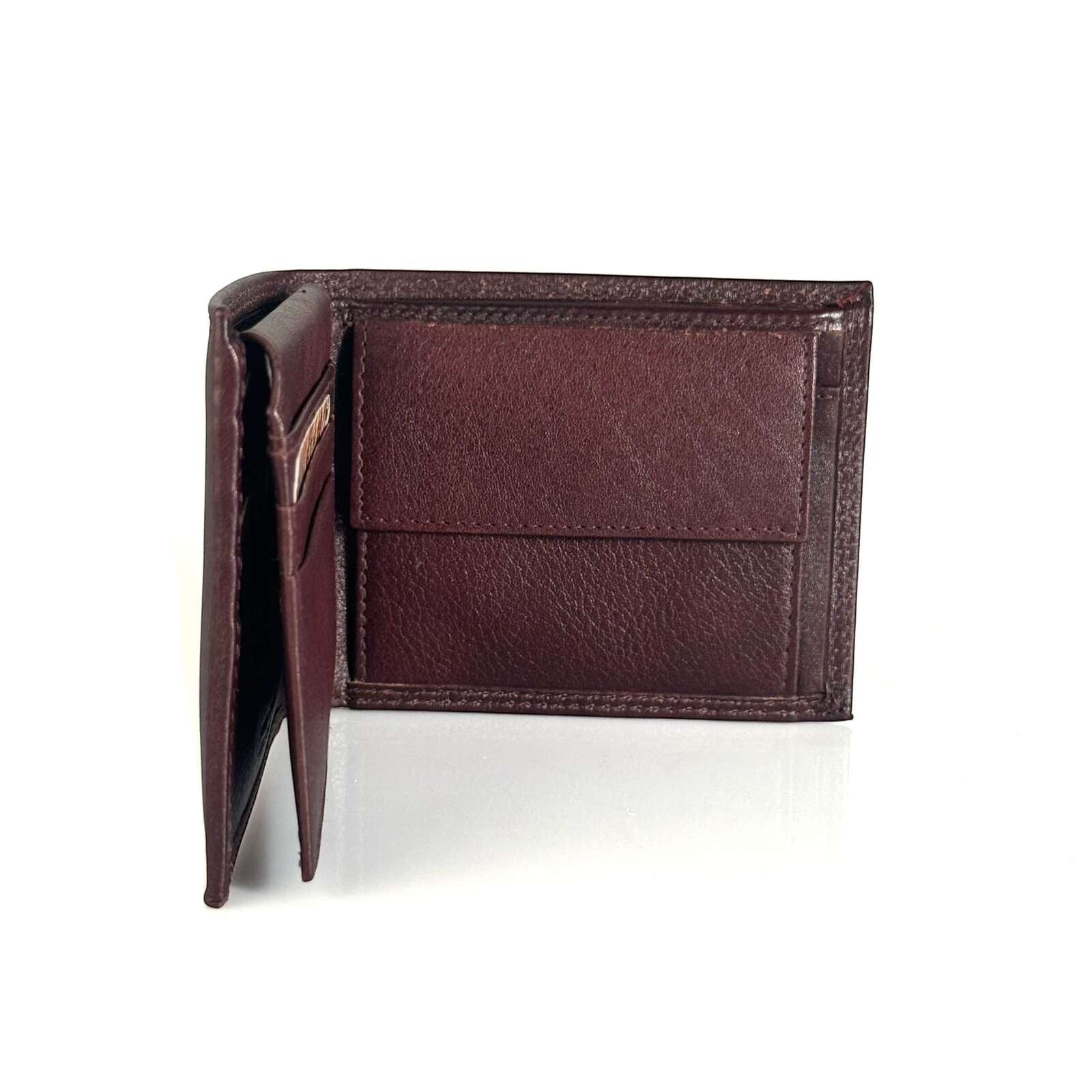 Portafoglio Pito’s|Bag small in pelle morbida color bordeaux con portamonete e scomparti interni