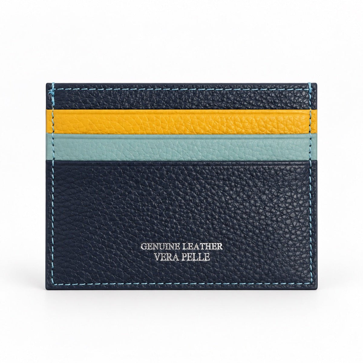 Portacarte in Vera Pelle Multicolor Unisex - Pito’s|Bag