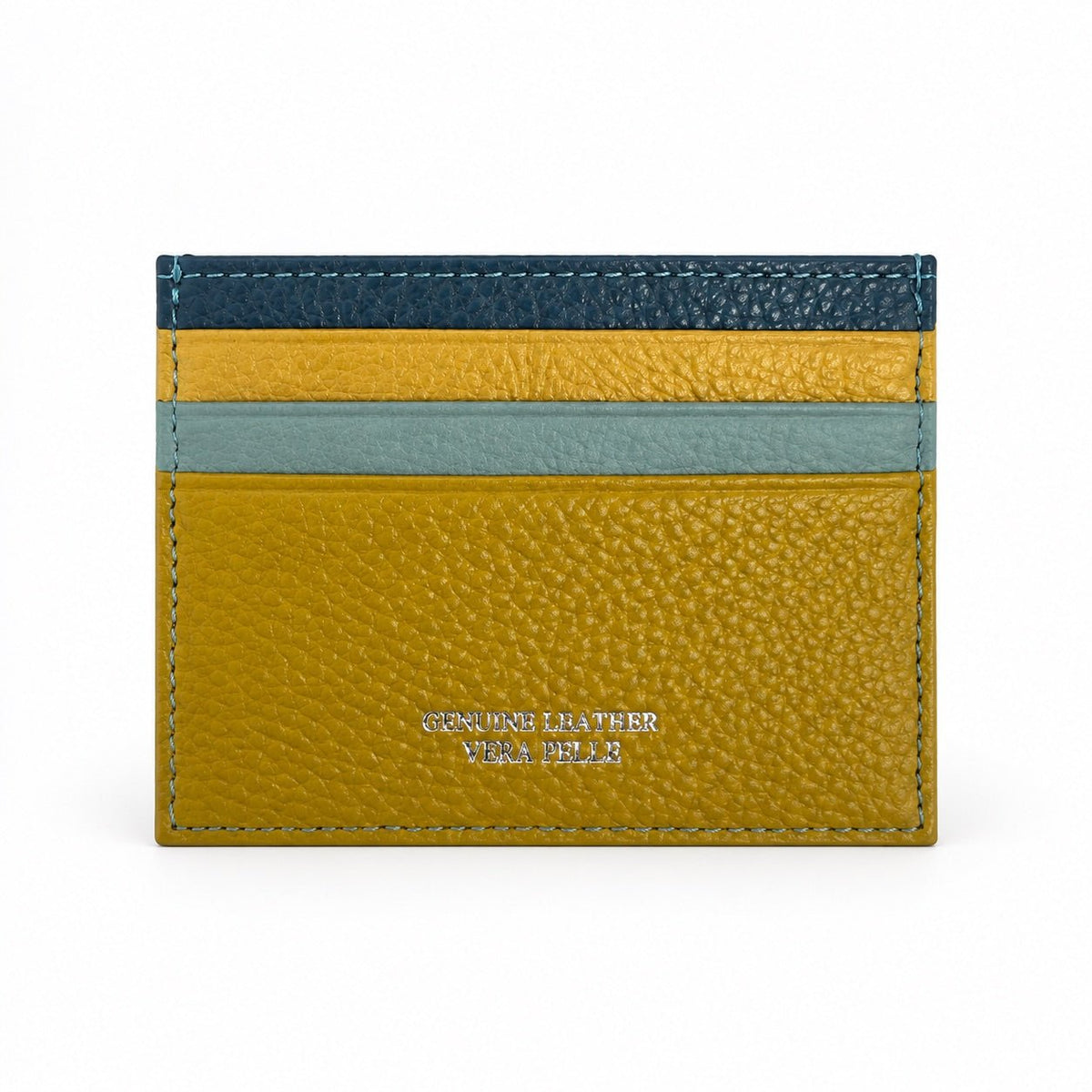 Portacarte in Vera Pelle Multicolor Unisex - Pito’s|Bag