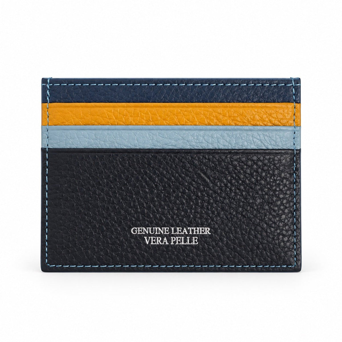 Portacarte in Vera Pelle Multicolor Unisex - Pito’s|Bag