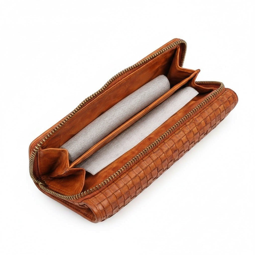 Portafoglio Donna Grande Vintage con zip esterna - Pito’s|Bag