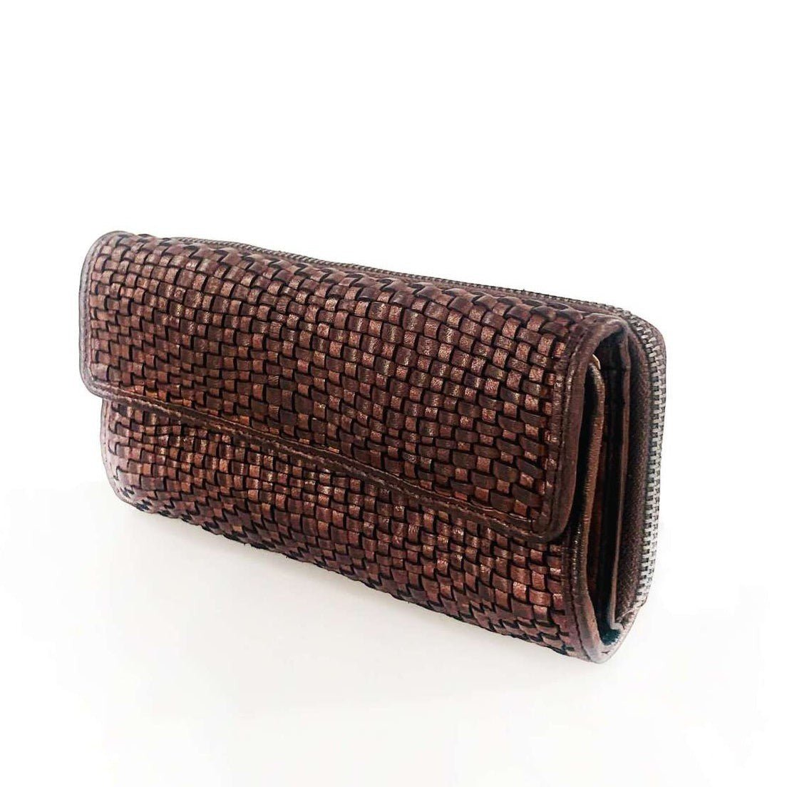 Portafoglio Donna Grande Vintage con zip esterna - Pito’s|Bag