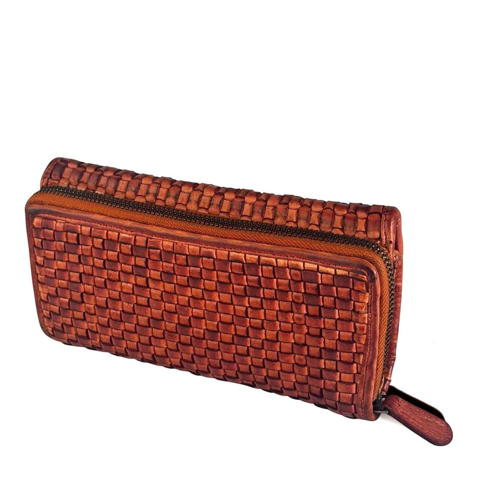 Portafoglio Donna Grande Vintage con zip esterna - Pito’s|Bag