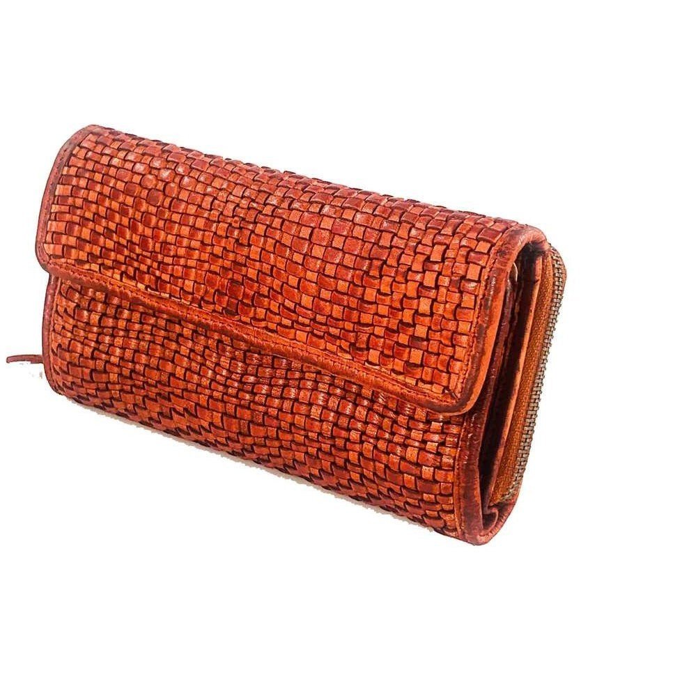 Portafoglio Donna Grande Vintage con zip esterna - Pito’s|Bag