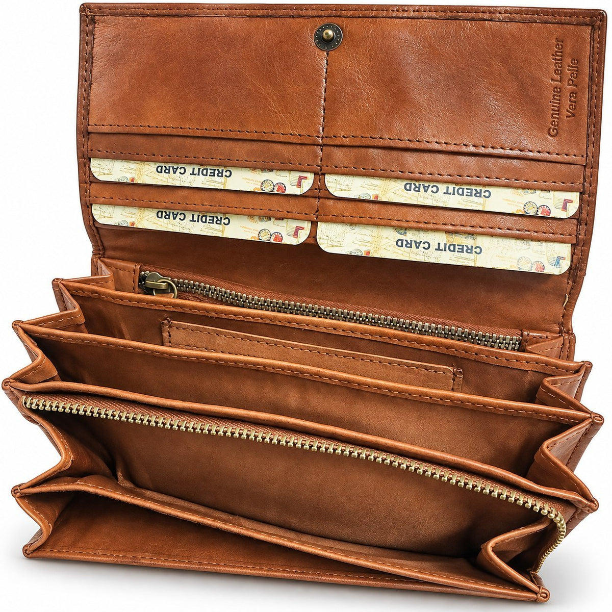 Portafoglio Donna in pelle Grande Classic - Pito’s|Bag