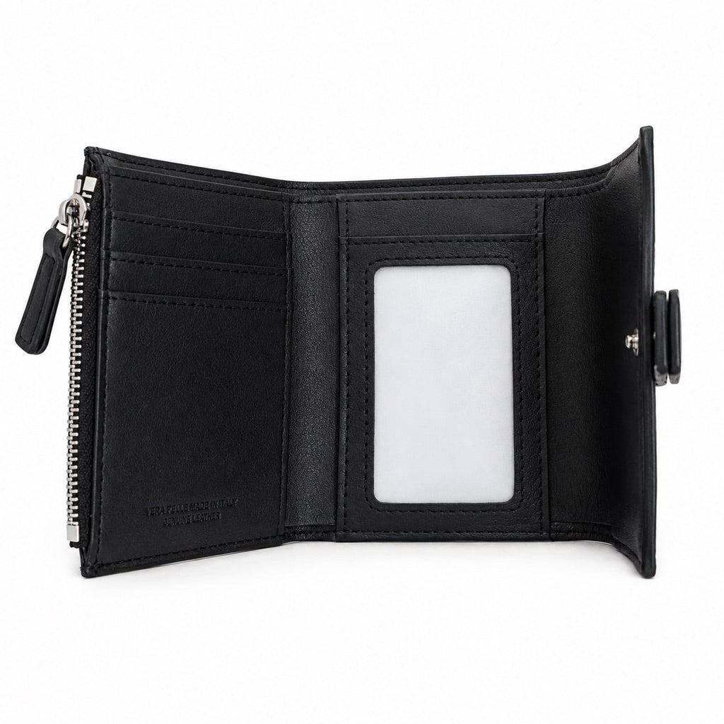 Portafoglio Donna in Vera Pelle Martellata Piccolo Forno - Pito’s|Bag