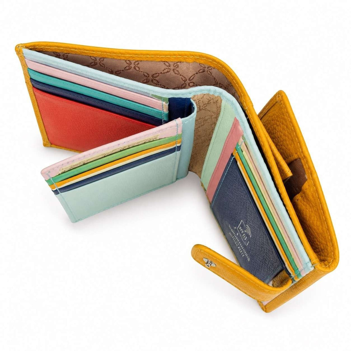 Portafoglio Donna Medio-Grande Apertura Libro in Vera Pelle - Pito’s|Bag