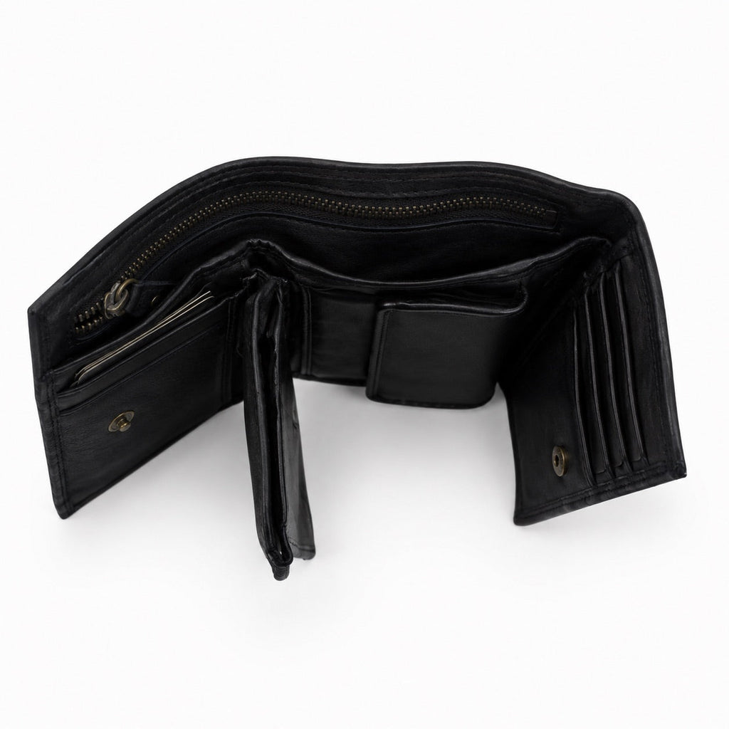Portafoglio Donna Medio-Grande in Vera Pelle Retrò - Pito’s|Bag
