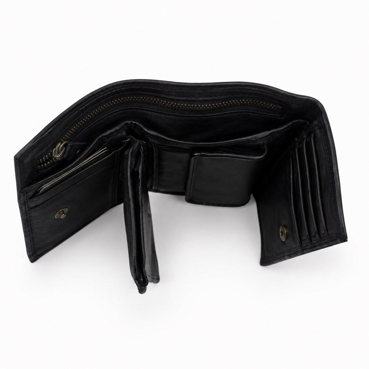 Portafoglio Donna Medio-Grande in Vera Pelle Retrò - Pito’s|Bag