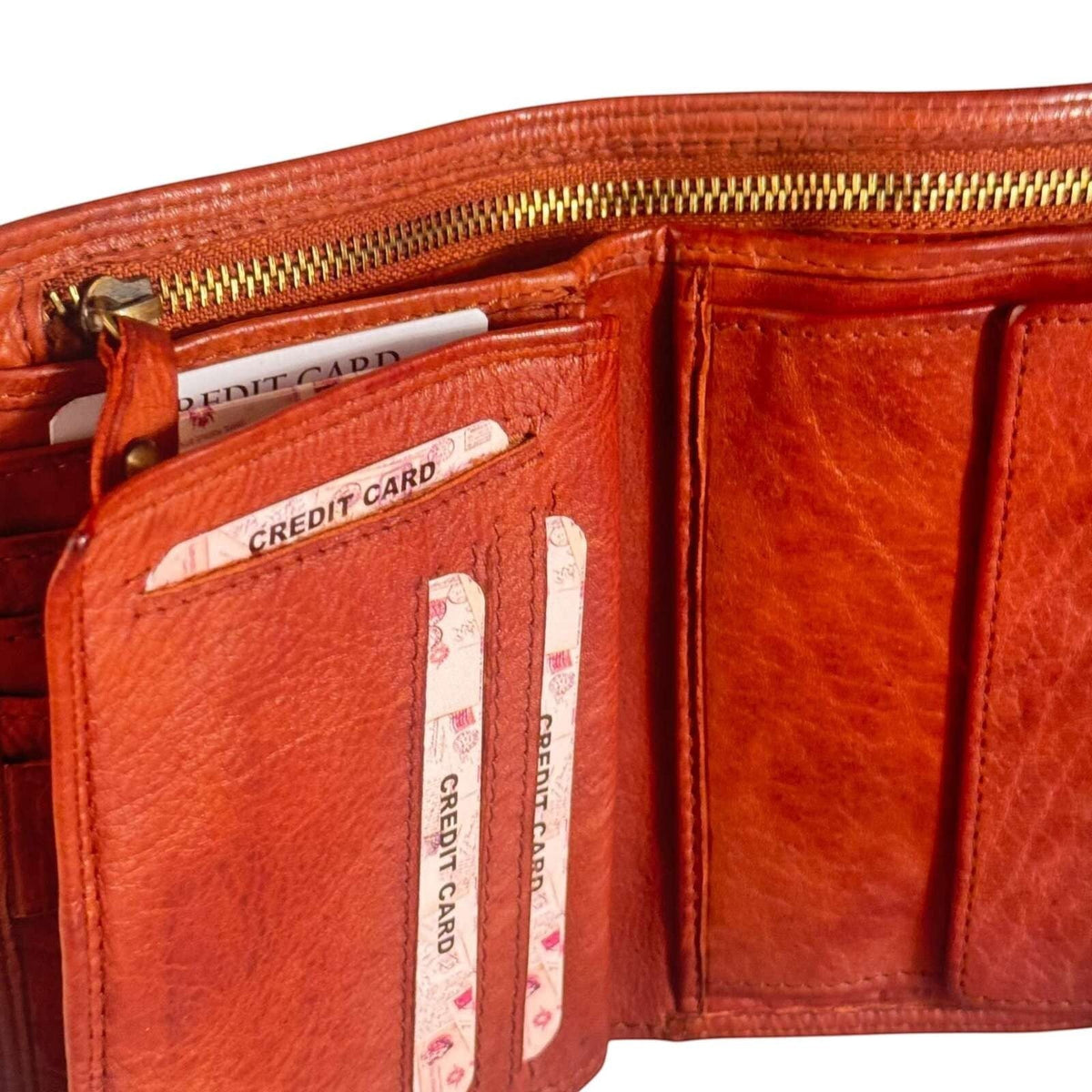 Portafoglio Donna Medio-Grande in Vera Pelle Retrò - Pito’s|Bag