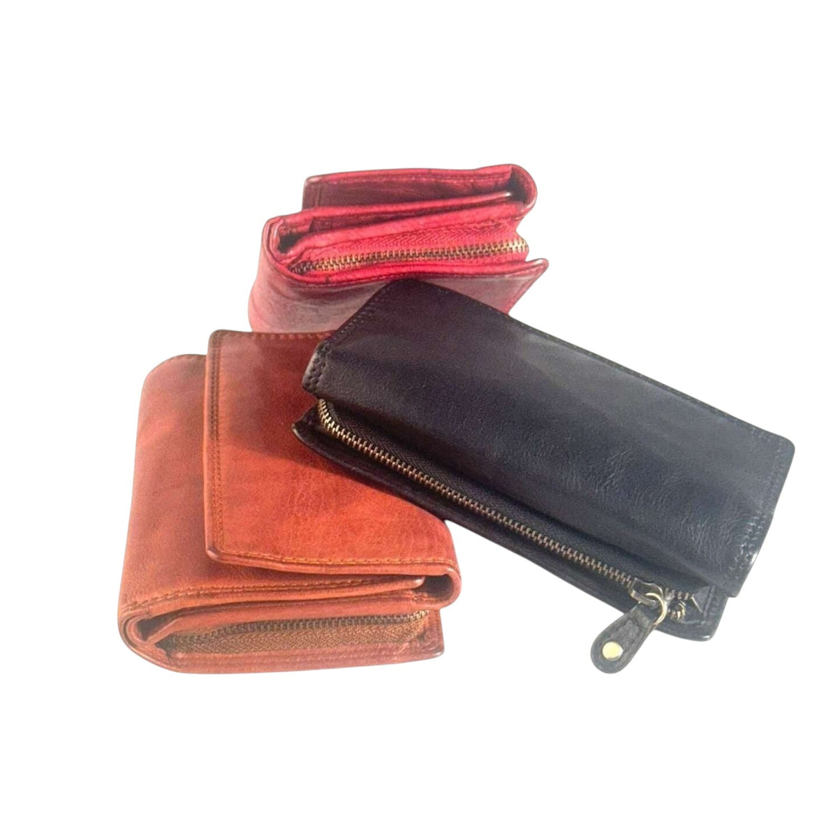 Portafoglio Donna Medio-Grande in Vera Pelle Zip Esterna - Pito’s|Bag