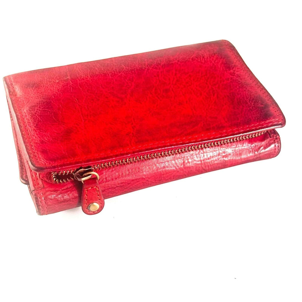 Portafoglio Donna Medio-Grande in Vera Pelle Zip Esterna - Pito’s|Bag
