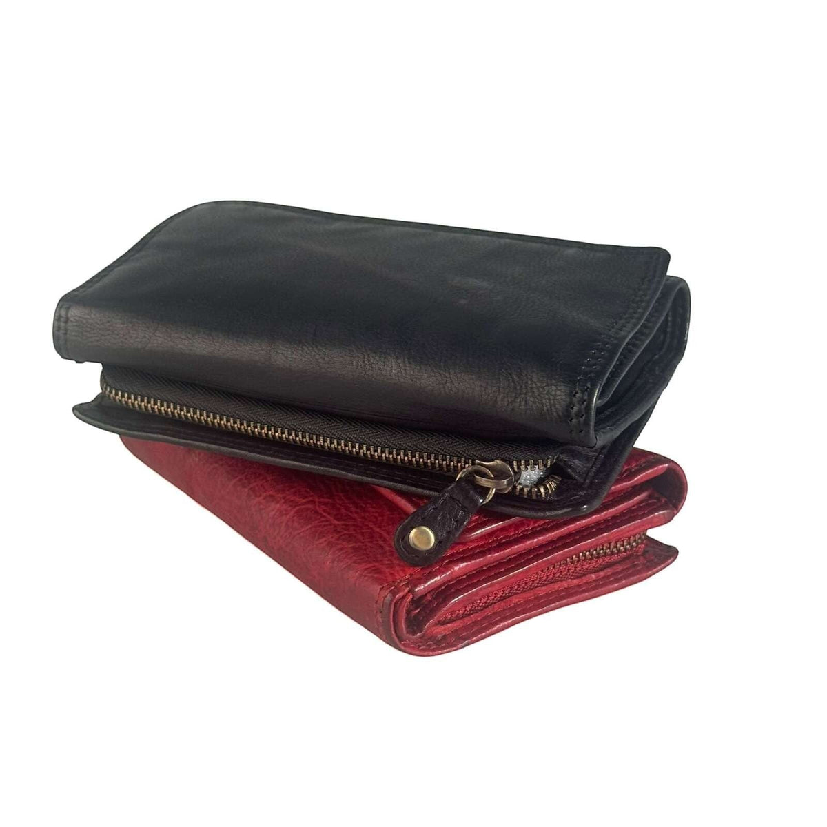 Portafoglio Donna Medio-Grande in Vera Pelle Zip Esterna - Pito’s|Bag