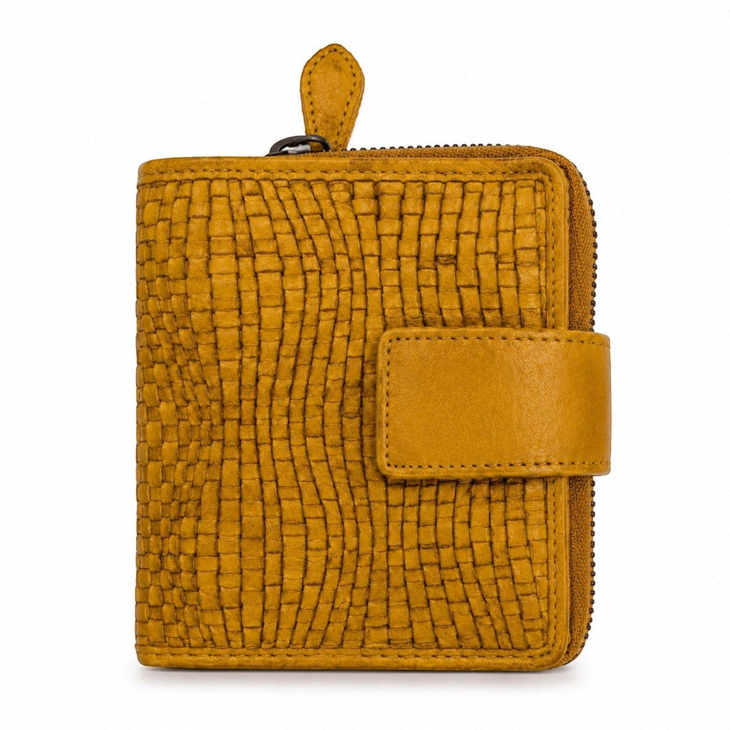 Portafoglio Donna Medio-Piccolo in Vera Pelle Intrecciata Miss - Pito’s|Bag