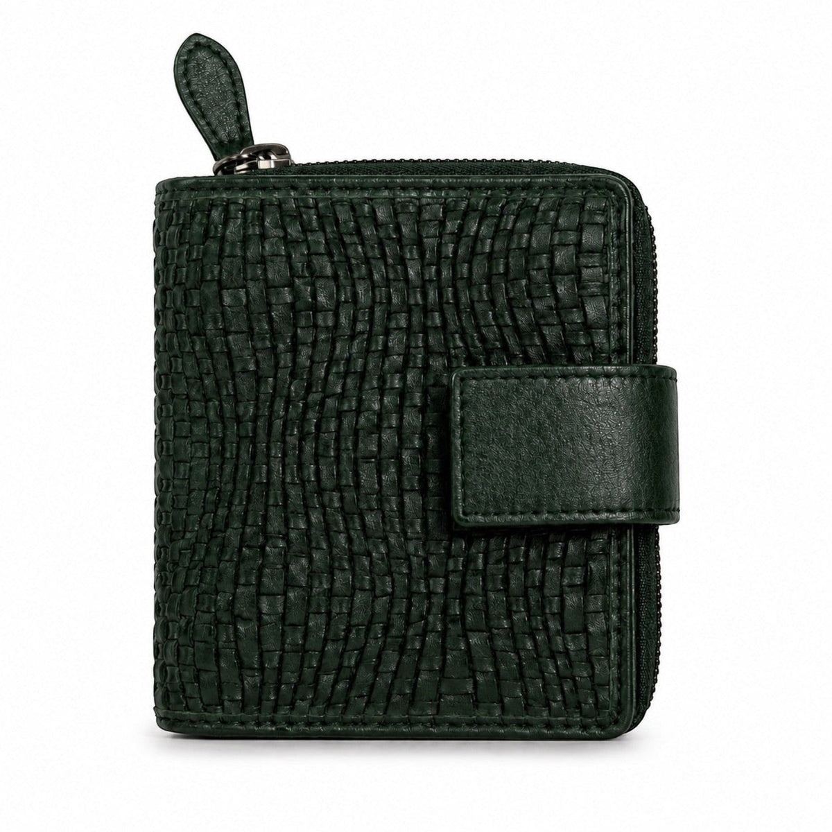 Portafoglio Donna Medio-Piccolo in Vera Pelle Intrecciata Miss - Pito’s|Bag
